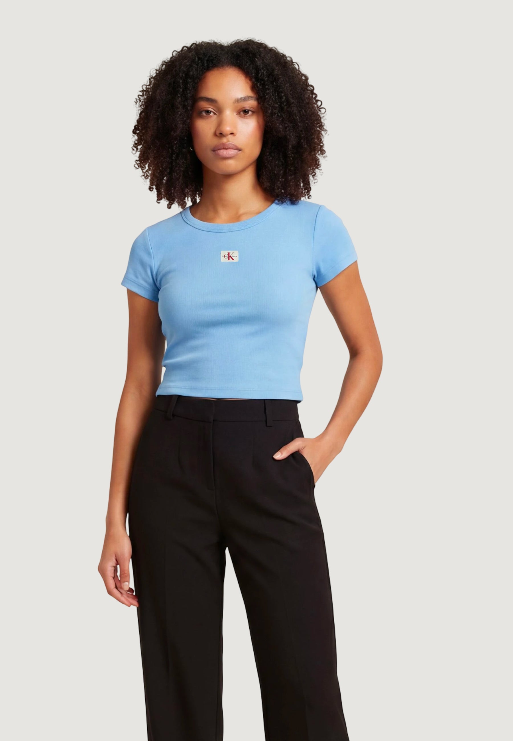 Calvin Klein Woven Label 2 X 2 Baby Blu