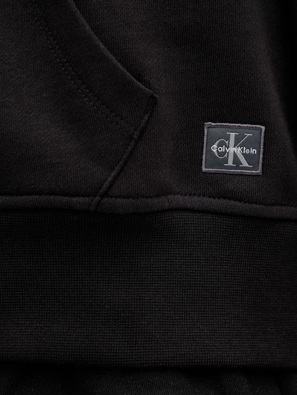 Calvin Klein A- French Terry Badg Nero