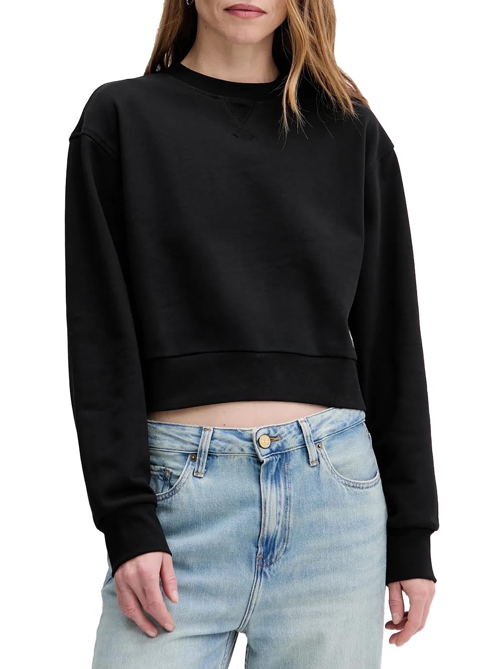 Calvin Klein French Terry Woven Nero