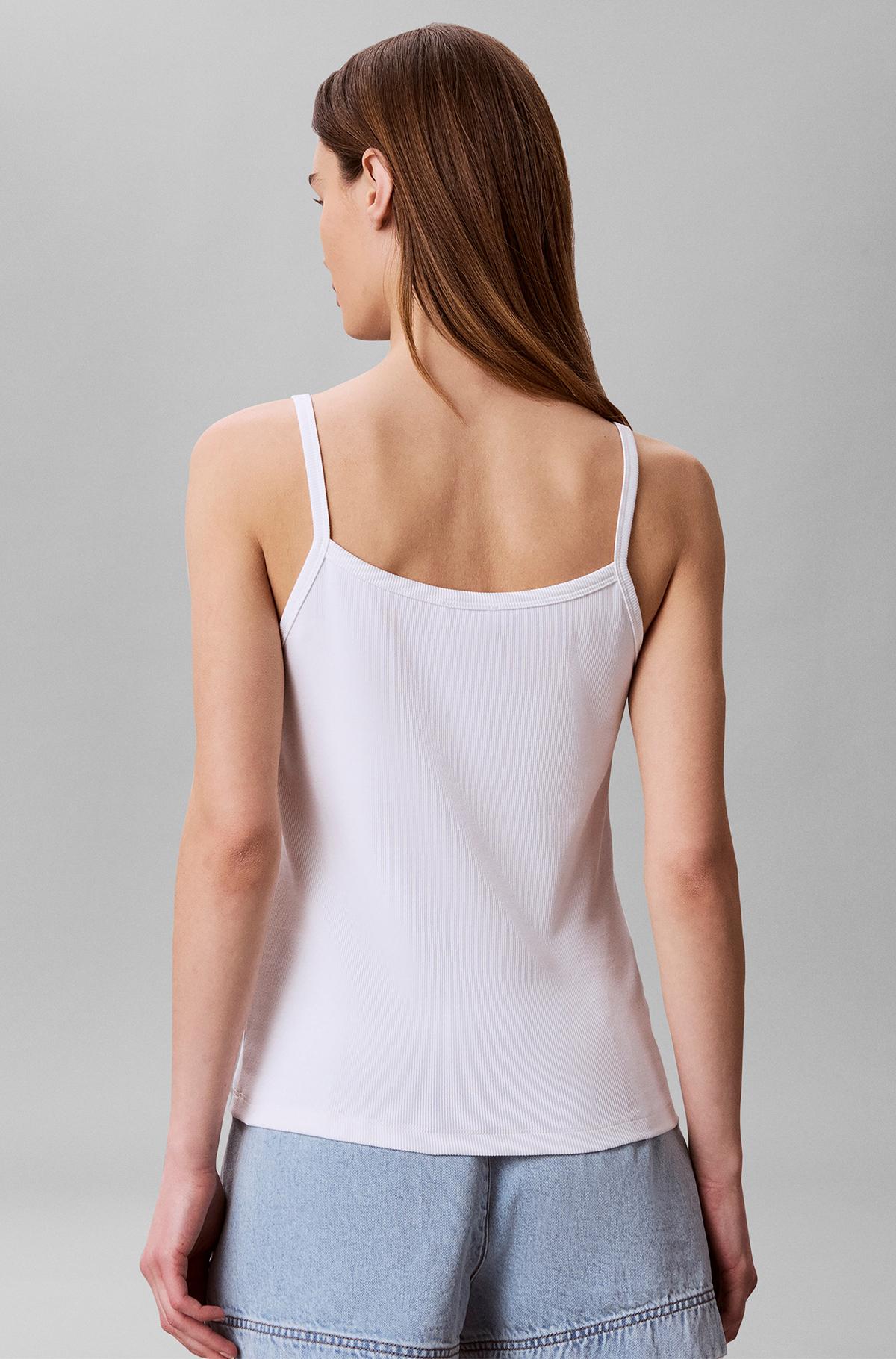 Calvin Klein Sl 2 X 2 Baby Rib Stra Nero