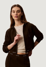 Calvin Klein Terry Logo Waist Marrone
