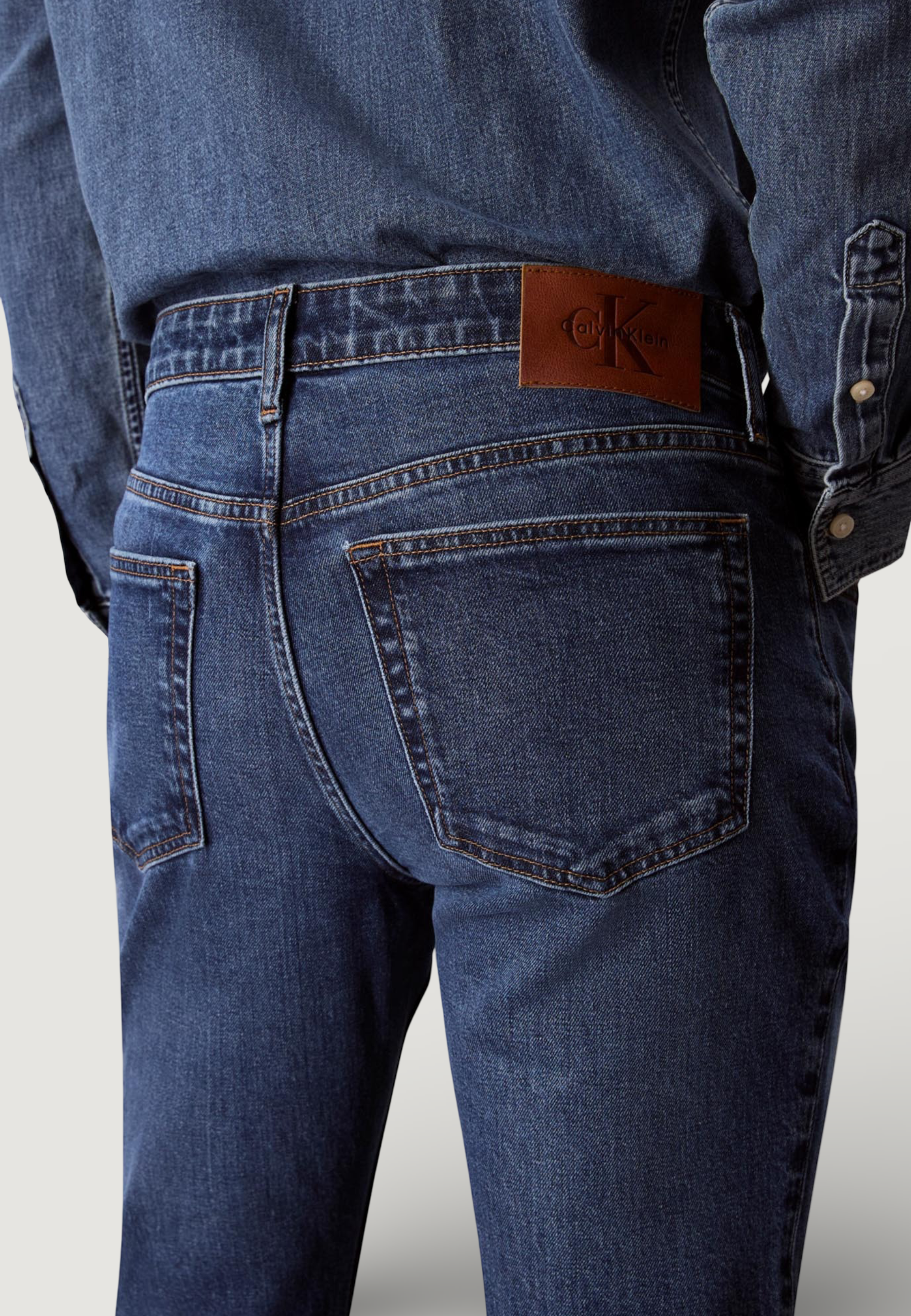 Calvin Klein Slim Hampton Jean Blu