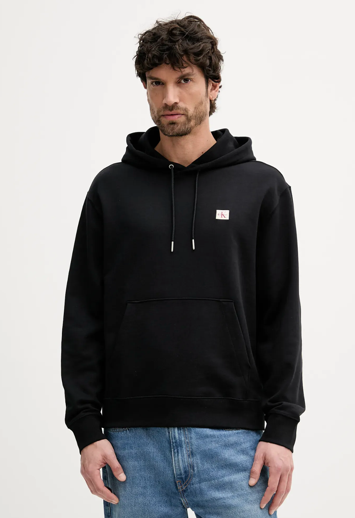 Felpa 350 Terry Badge - Black