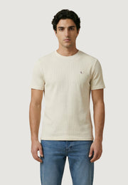 Calvin Klein Waffle Woven Labe Beige