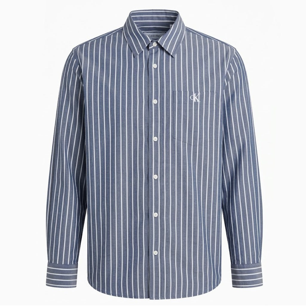 Calvin Klein Yd Stripe Washed Blu