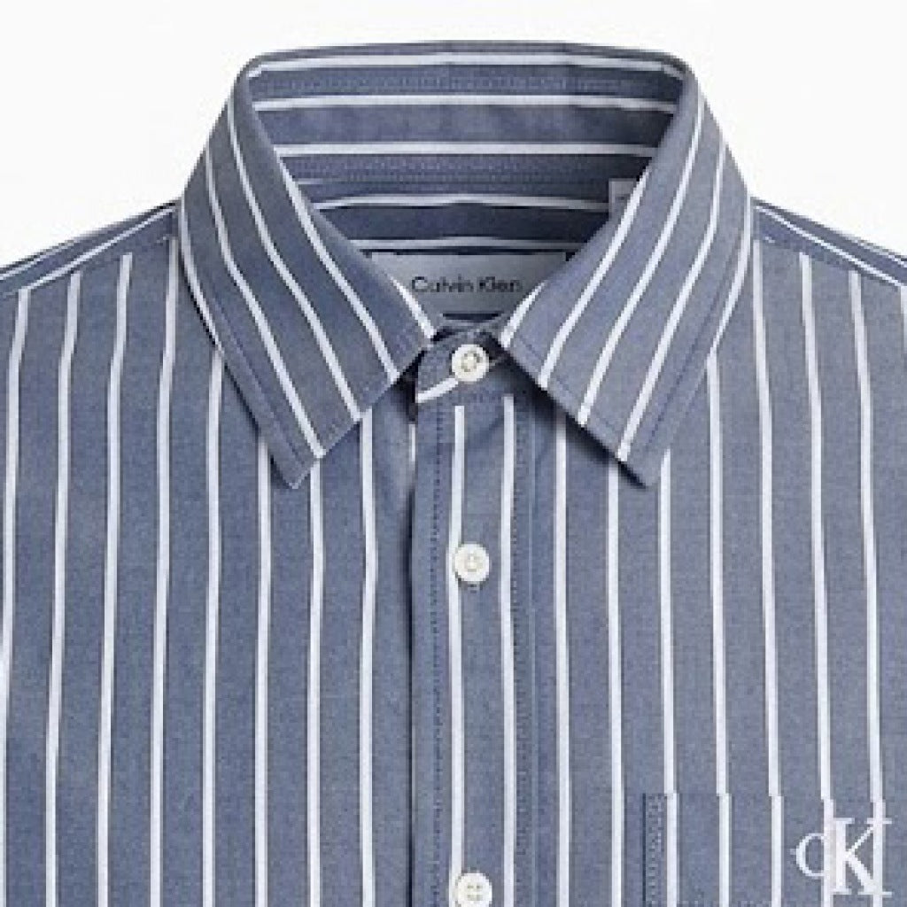 Calvin Klein Yd Stripe Washed Blu