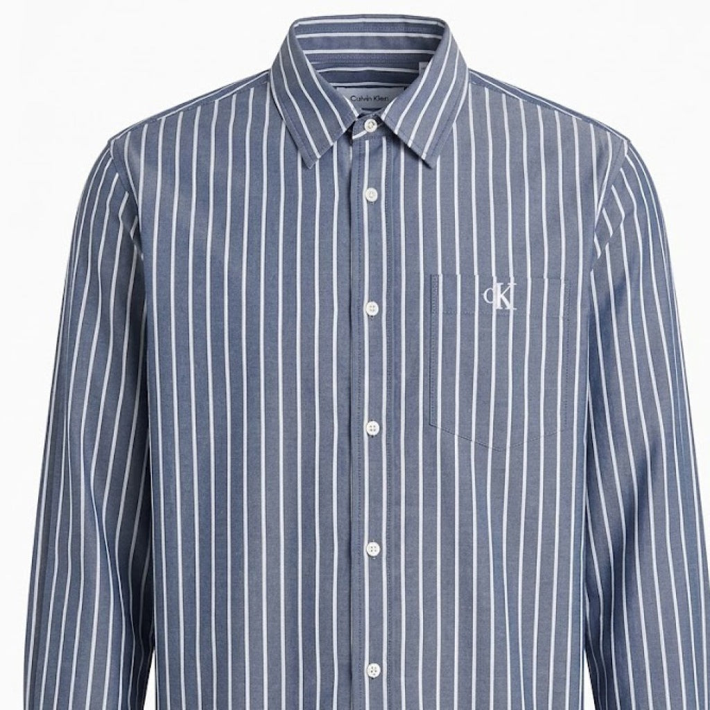 Calvin Klein Yd Stripe Washed Blu