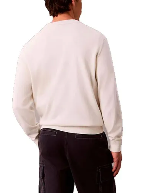 Felpa Clsc Cttn Crew - Beige