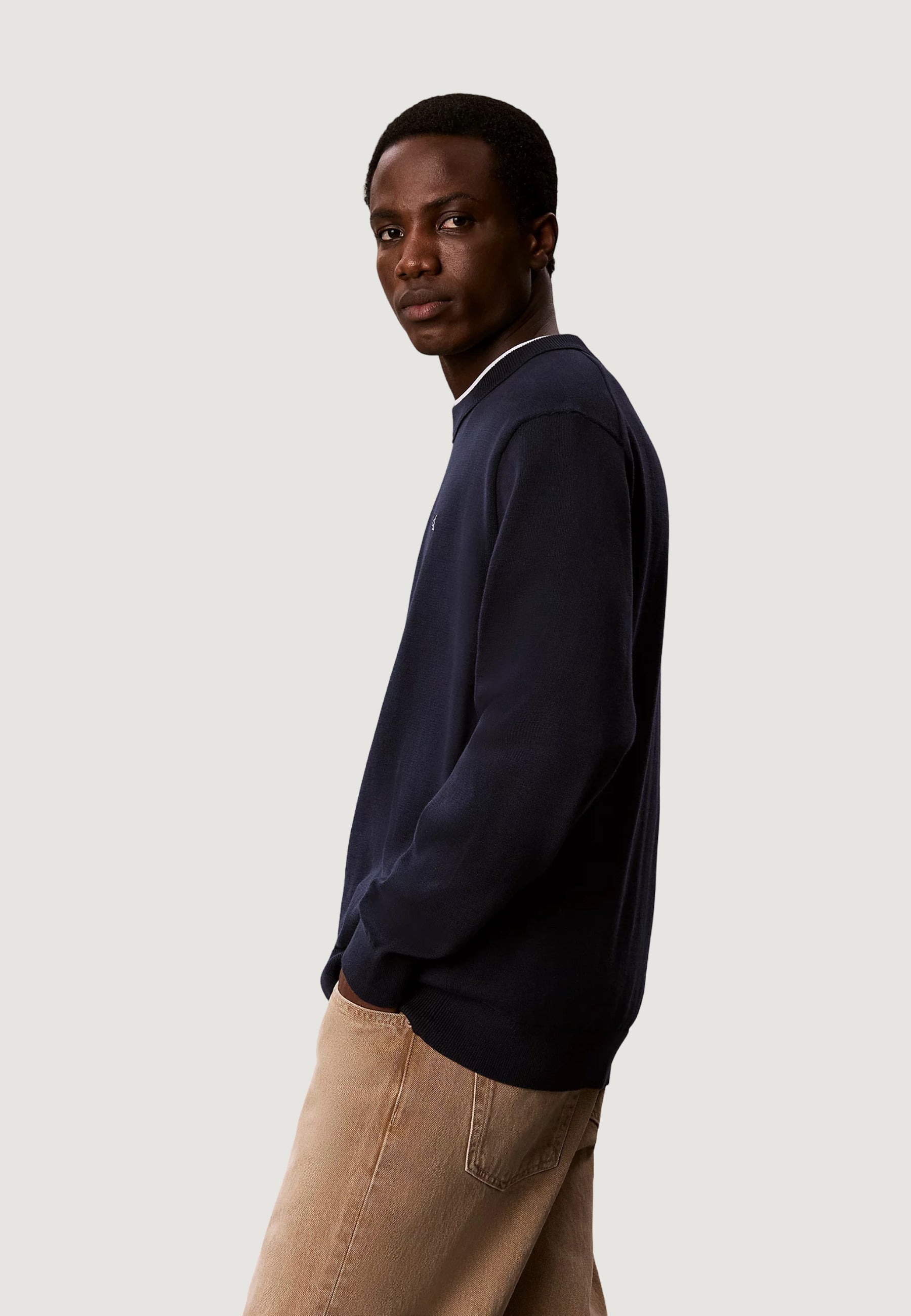 Calvin Klein Clsc Cttn Crew Blu