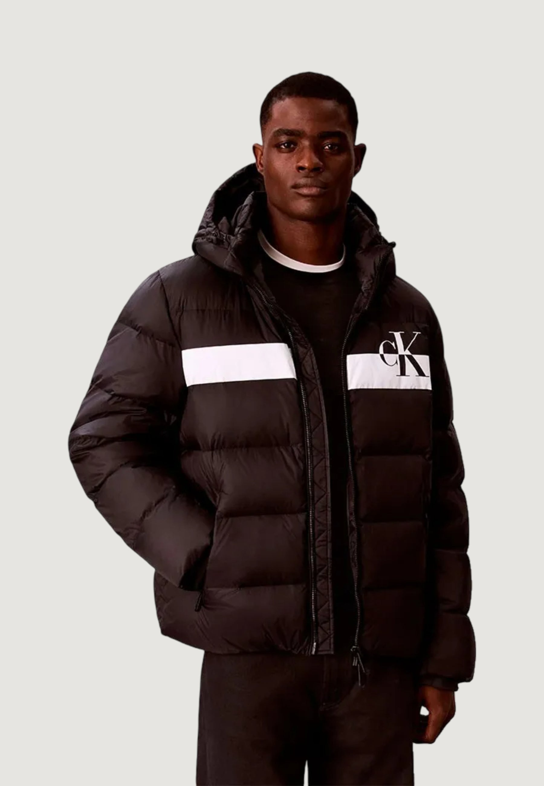 Calvin Klein Nylon Colorblock Nero