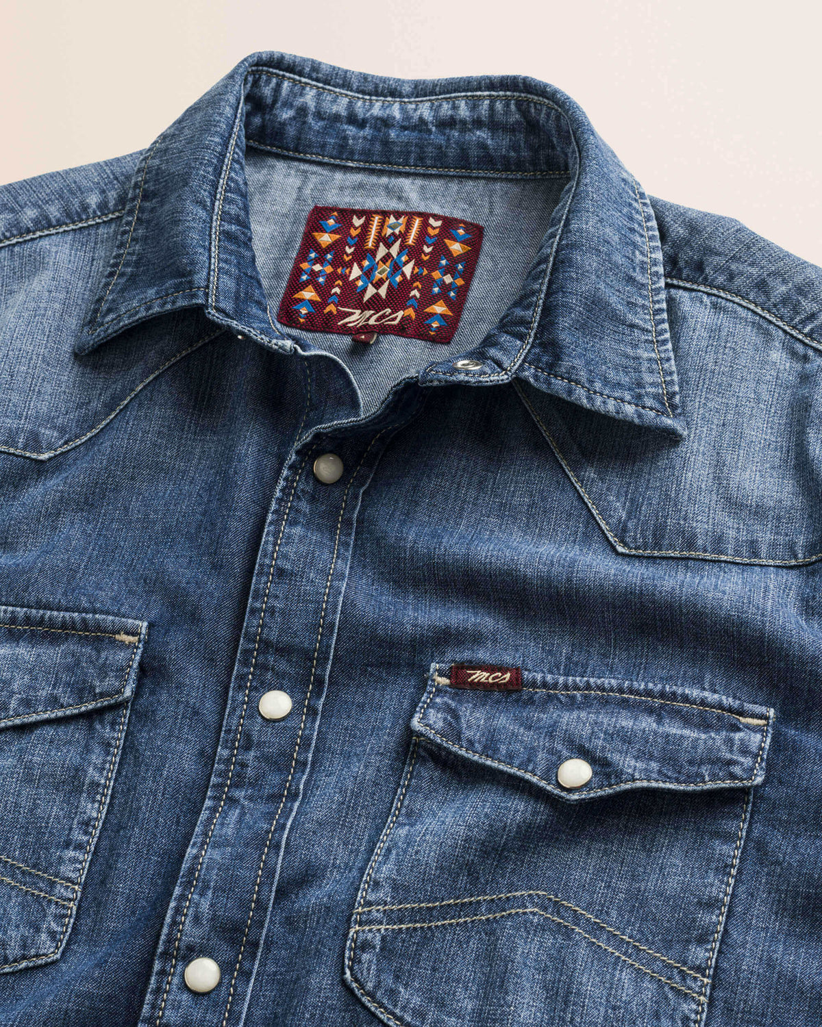 MCS Camicia Western - Dark Blue
