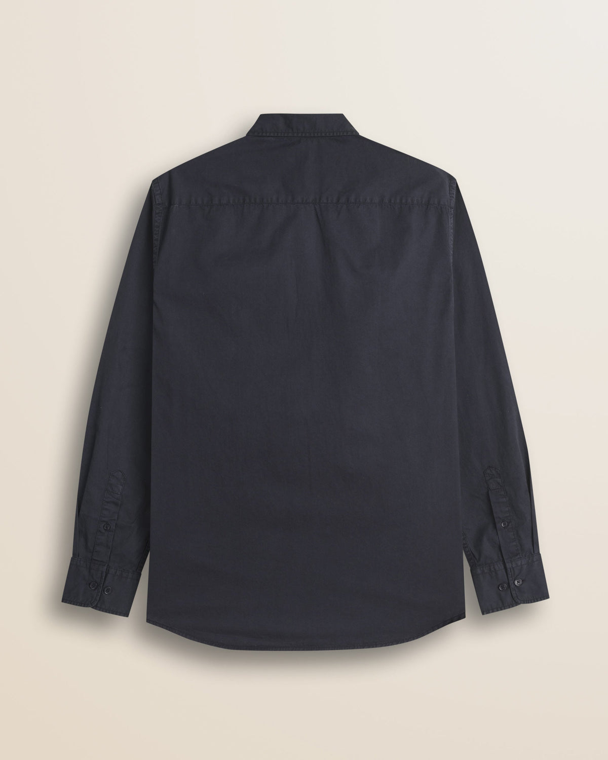 MCS Camicia Workwear in Gabardina Tinta in Capo - Navy Blue
