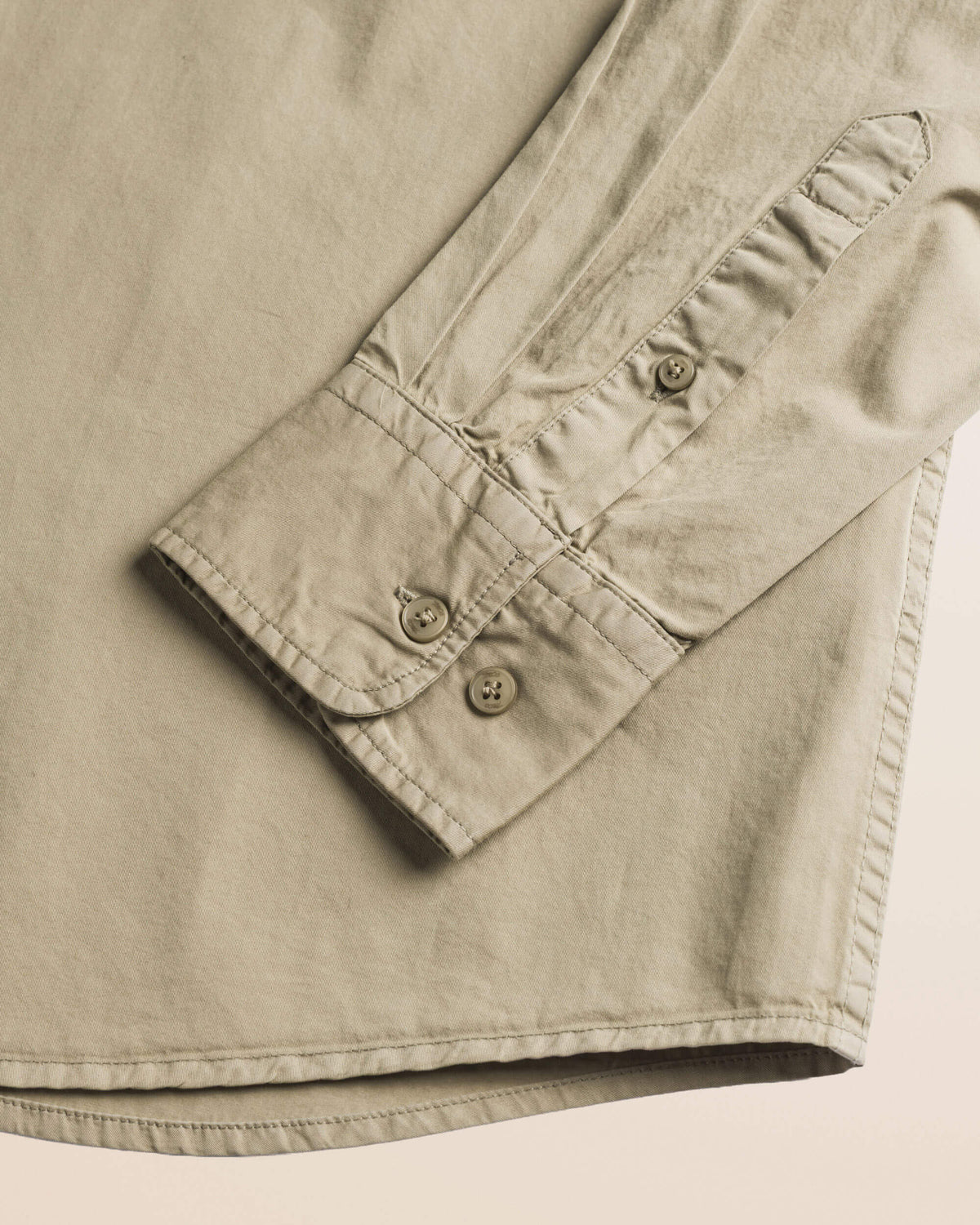MCS Camicia Workwear in Gabardina Tinta in Capo - Elmwood Brown