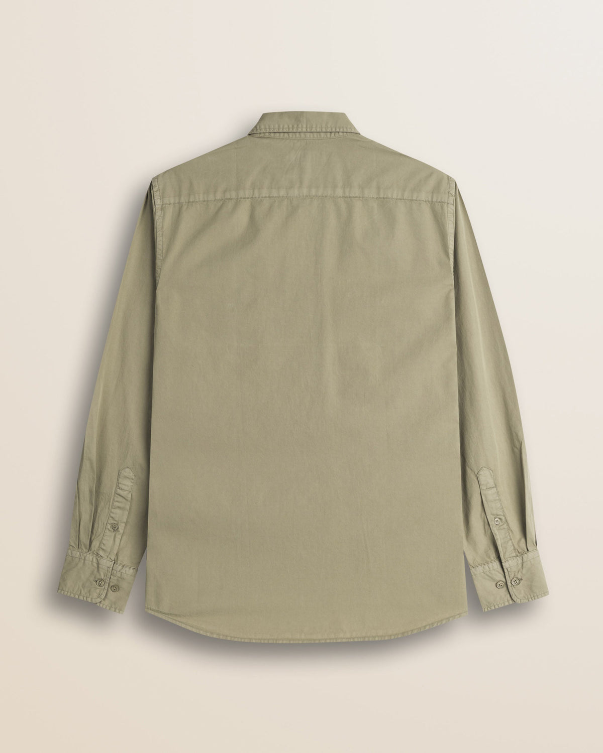 MCS Camicia Workwear in Gabardina Tinta in Capo - Elmwood Brown