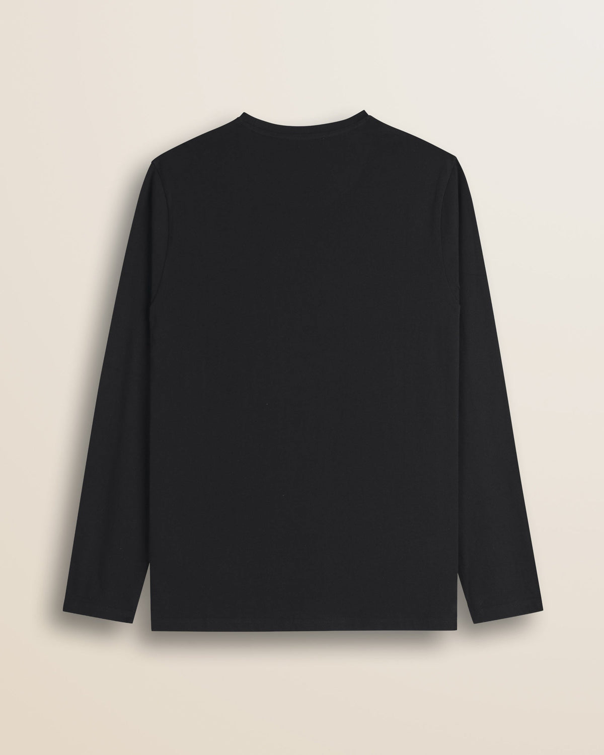 MCS T-Shirt Manica Lunga in Jersey di Cotone - Black