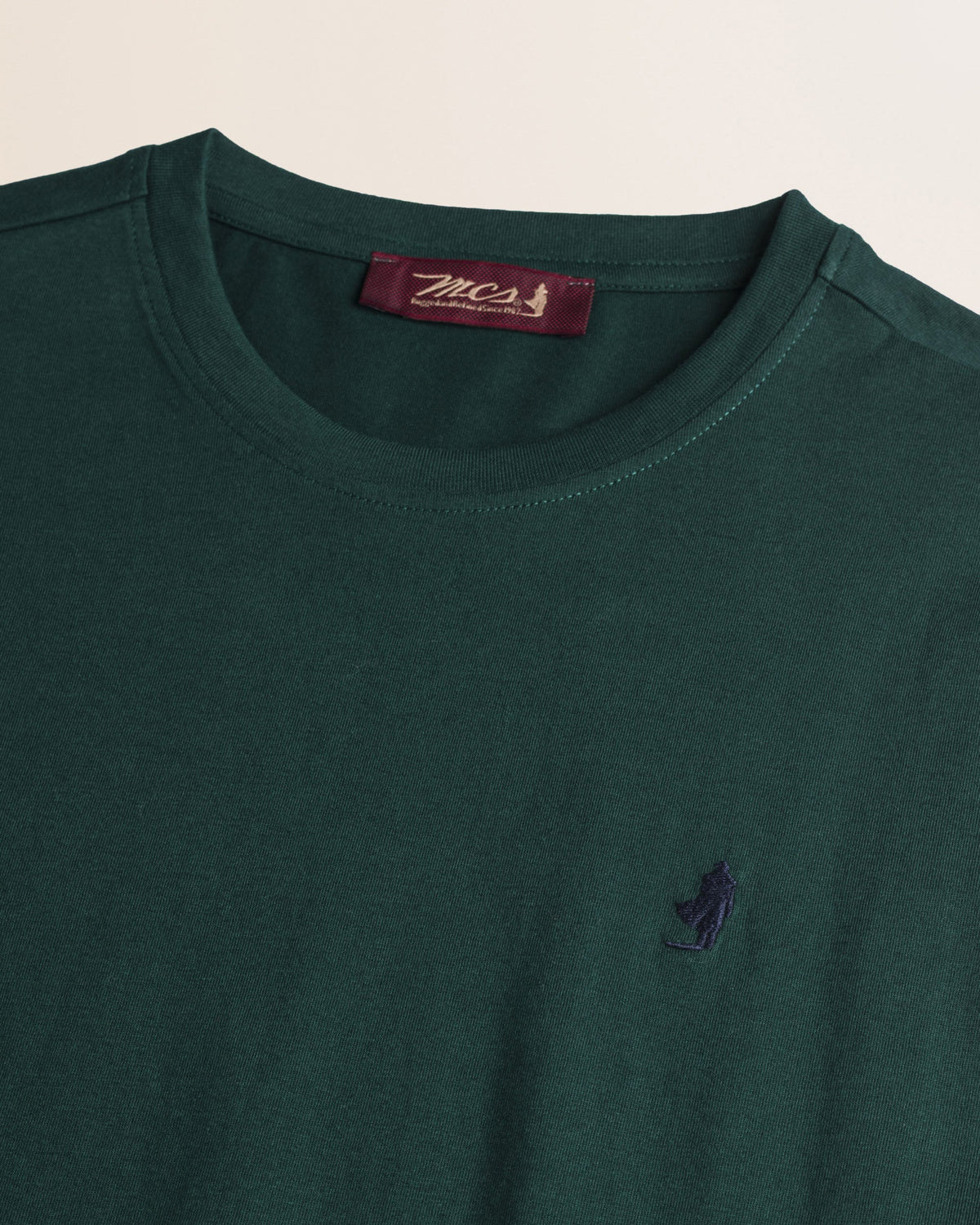 MCS T-Shirt Manica Lunga in Jersey di Cotone - Ponderosa Pine
