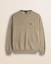 MCS Maglia Girocollo in Lambswool - Sand