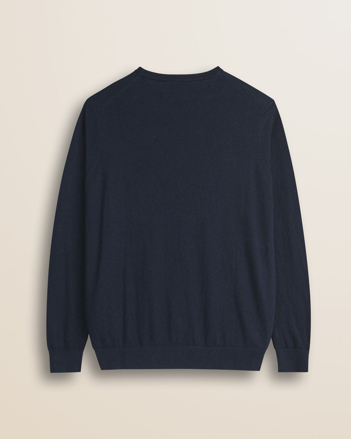 MCS Maglia Girocollo in Cotone e Lana - Navy Blue