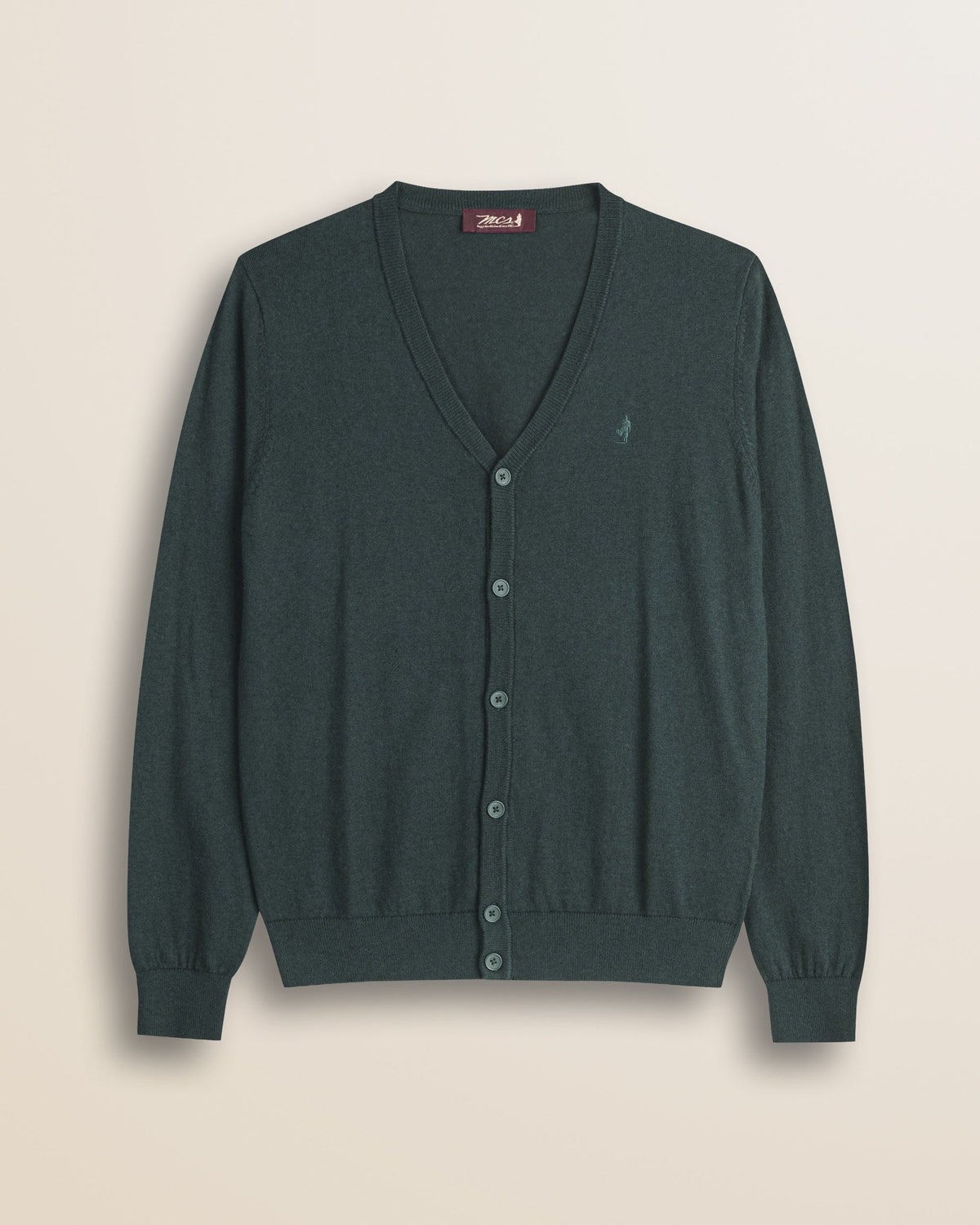 MCS Cardigan in Cotone e Lana con Bottoni - Ponderosa Pine