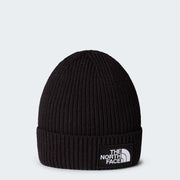 The North Face Kids Logo Box Cuffed Beanie Nero 1
