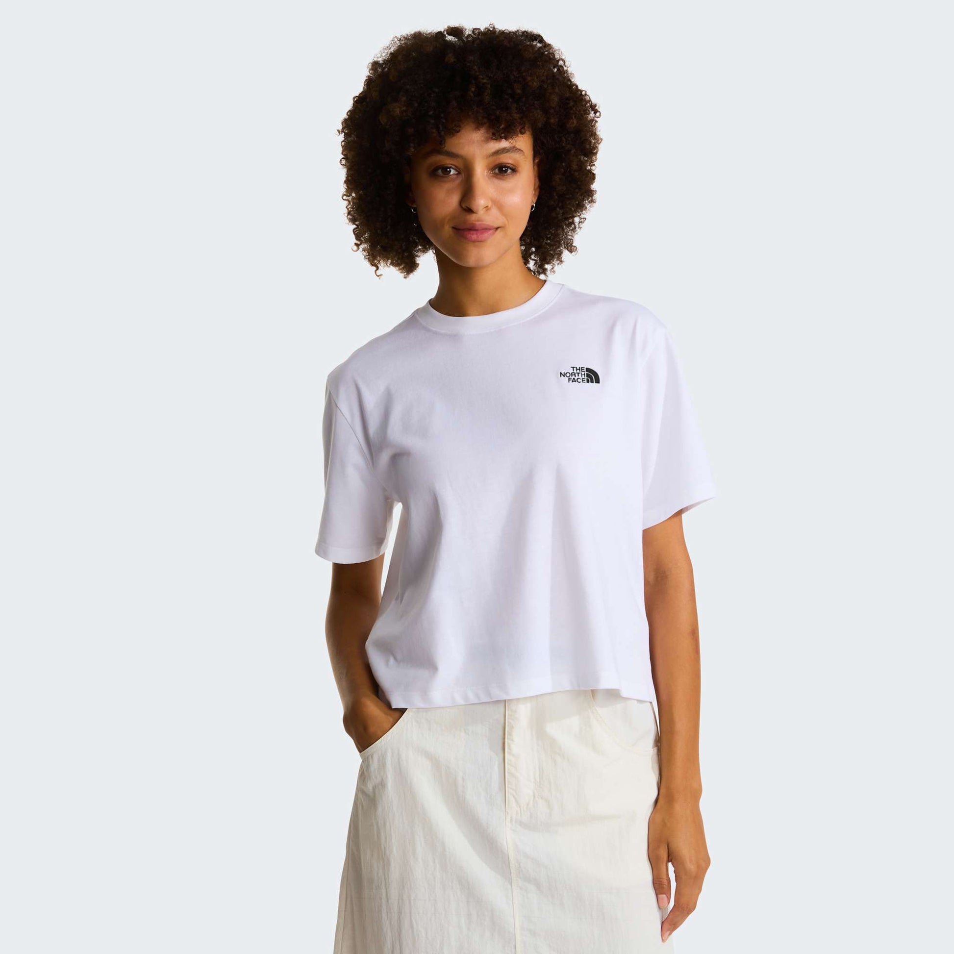 The North Face Evolution Simple Dome Cropped Bianco 1