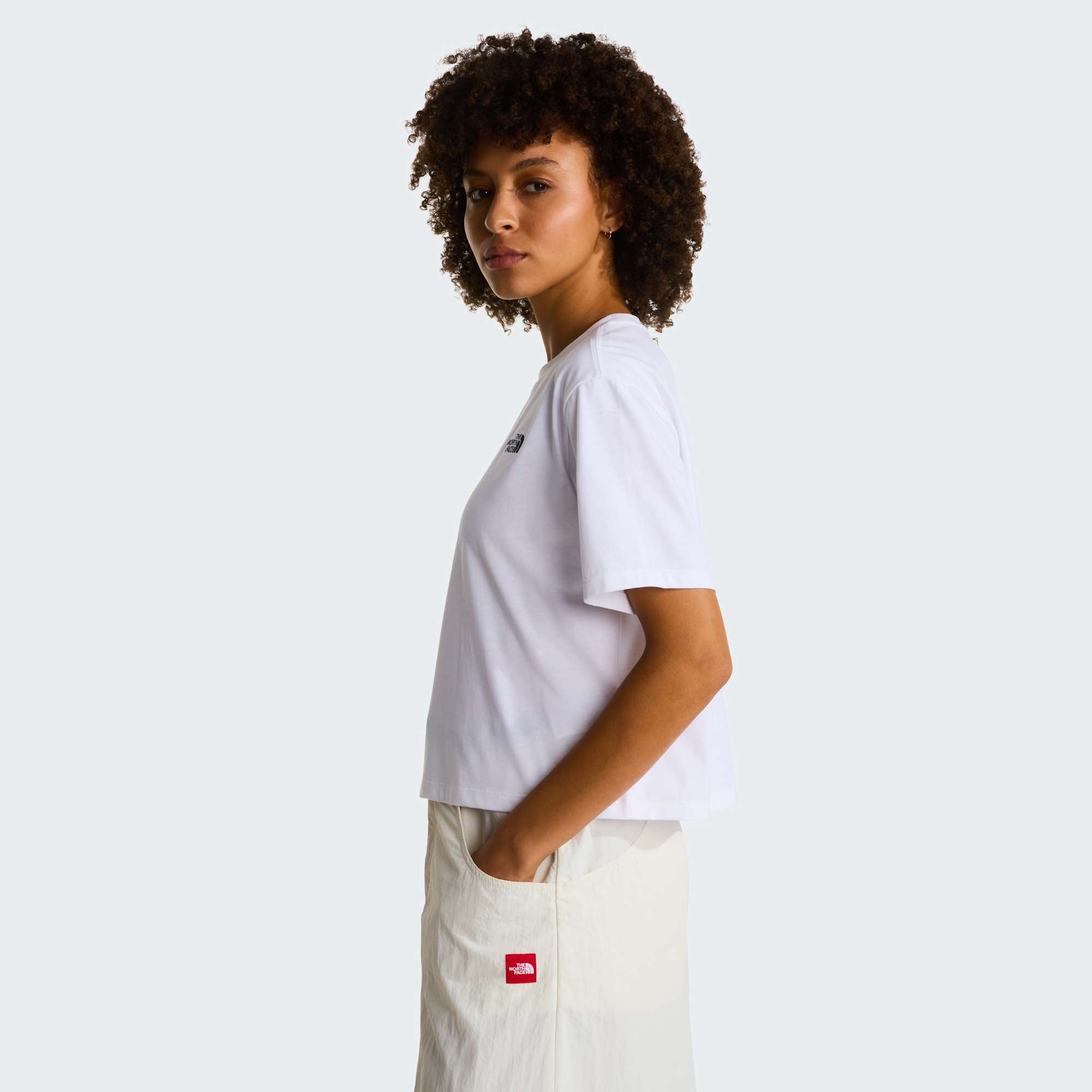 The North Face Evolution Simple Dome Cropped Bianco 3