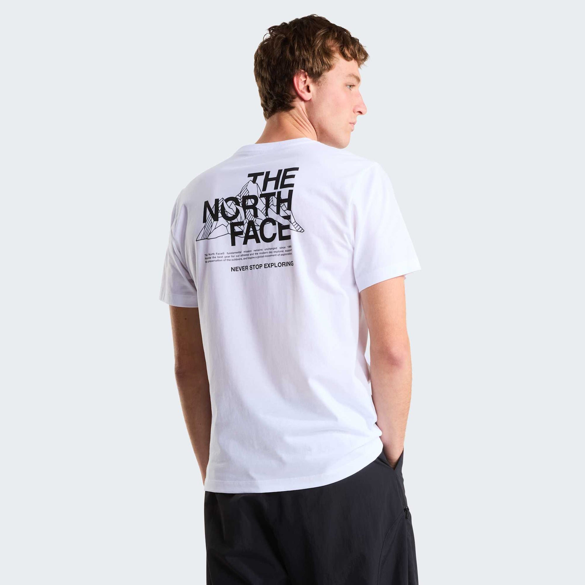 The North Face Mountain Sketch Bianco 1