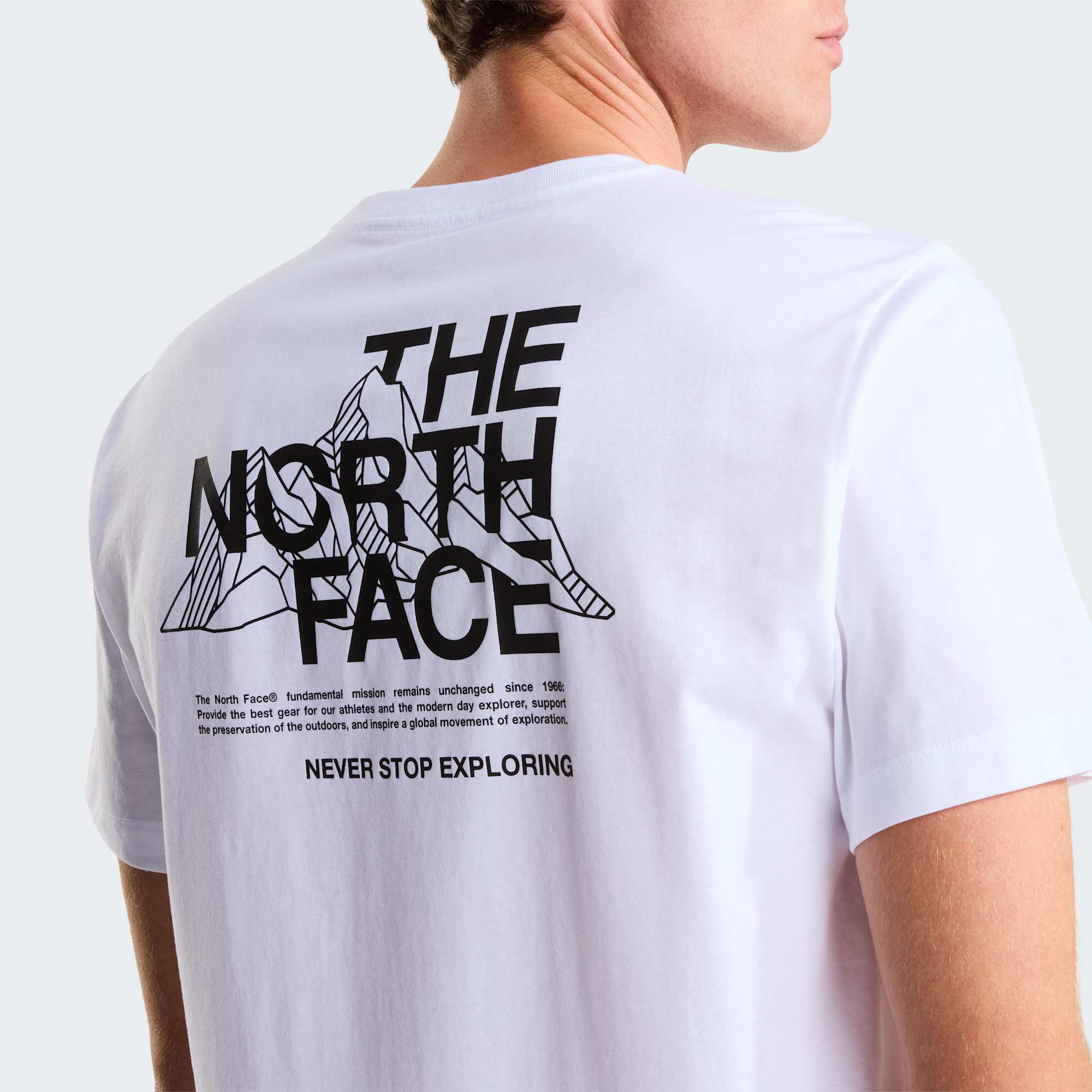 The North Face Mountain Sketch Bianco 6