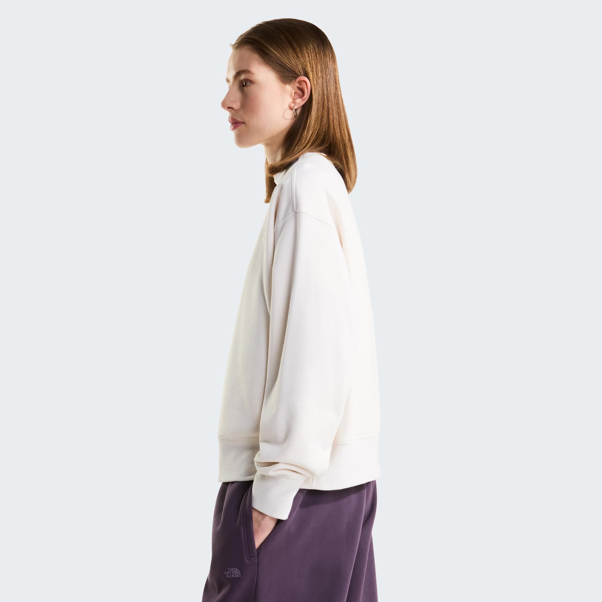 The North Face Essential Simple Dome Boxy Oversize White Dune 3