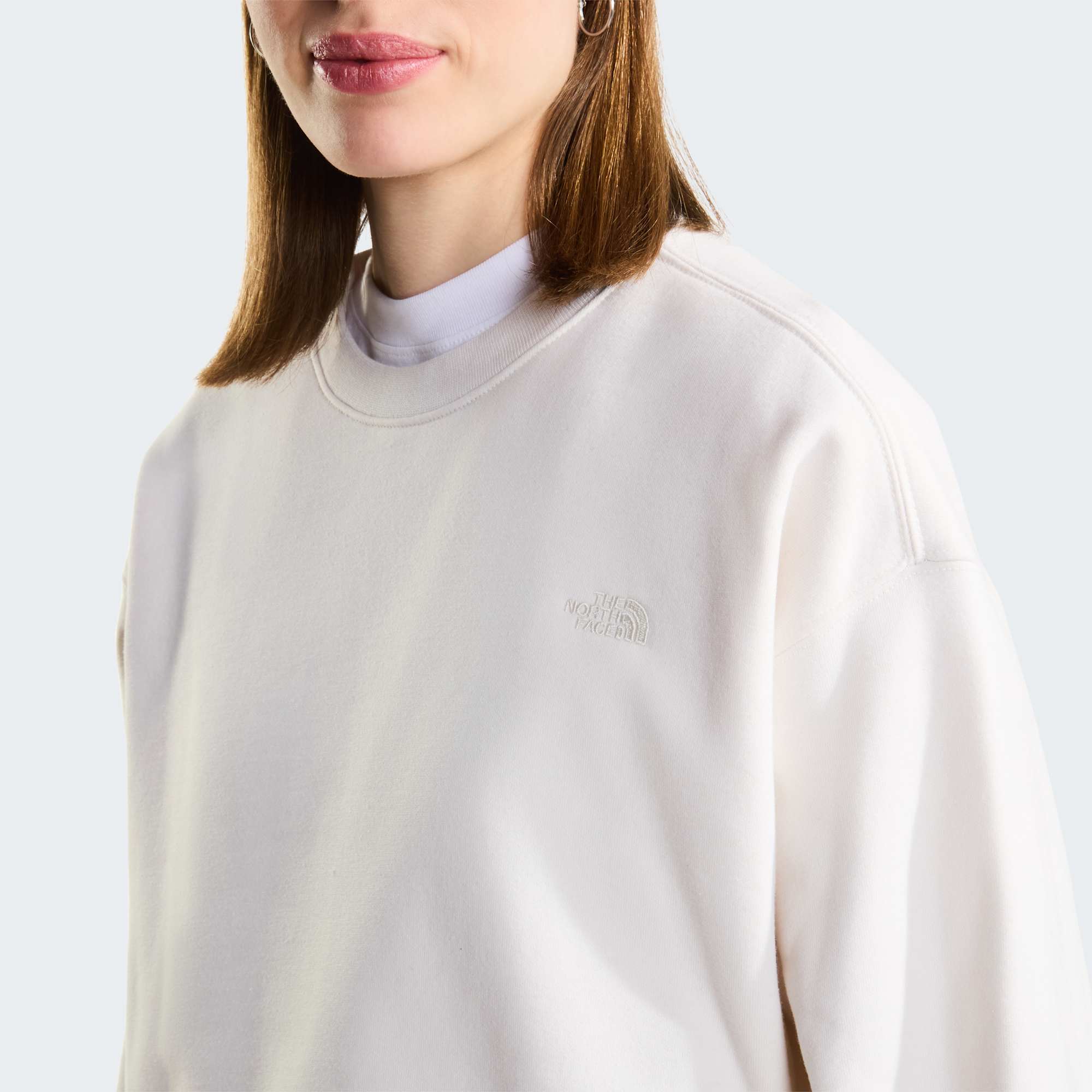 The North Face Essential Simple Dome Boxy Oversize White Dune 5