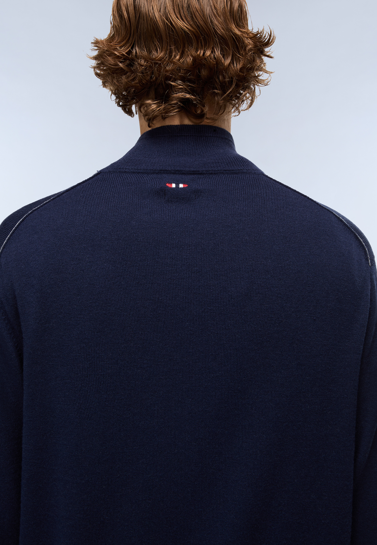 Maglione con Zip Damavand - Blu Scuro