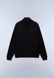 Maglione con Mezza Zip Damavand - Nero