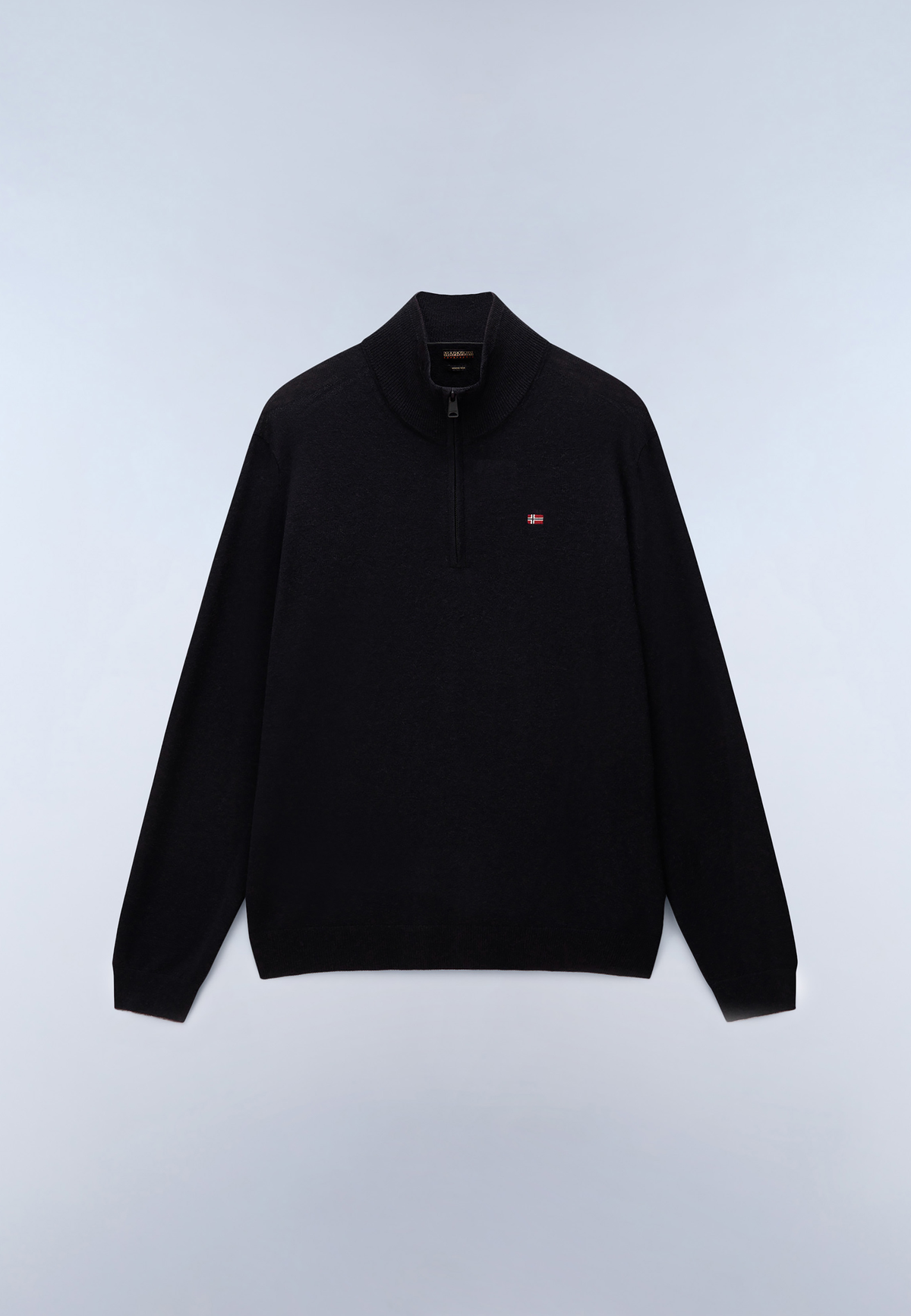 Maglione con Mezza Zip Damavand - Nero