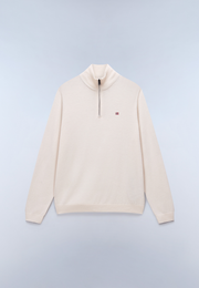 Maglione con Mezza Zip Damavand - Bianco