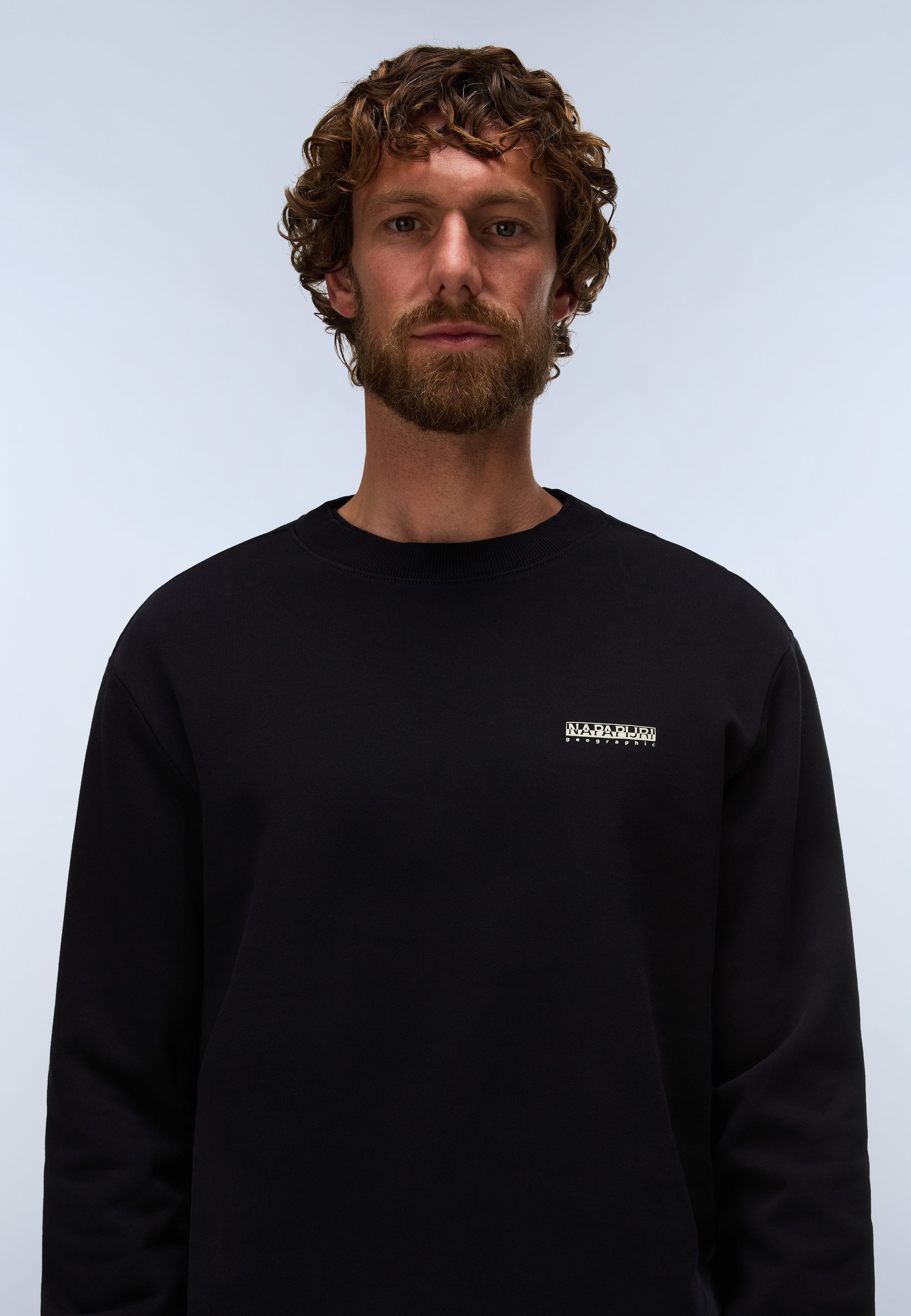 Felpa in French Terry Small Box - Nero