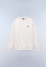 Felpa in French Terry Small Box - Bianco