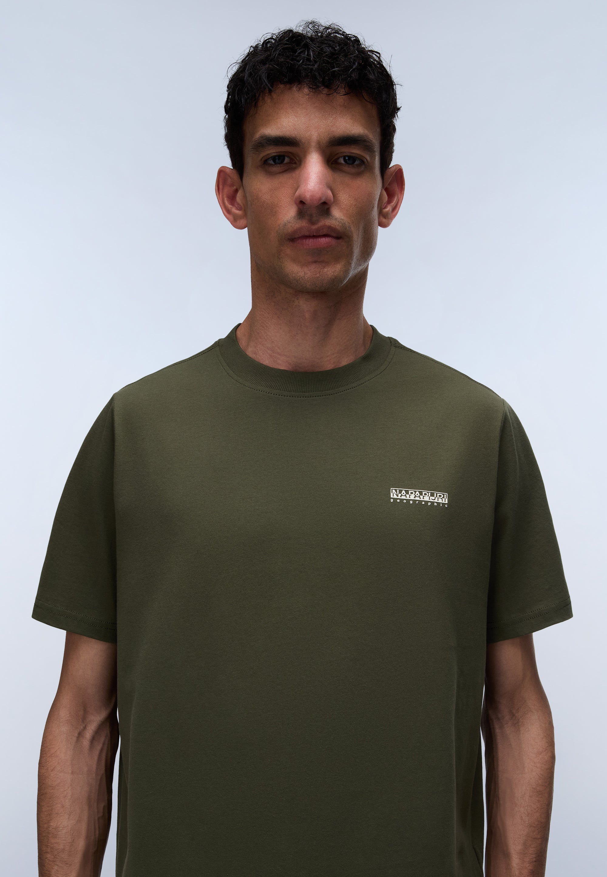 T-Shirt a Maniche Corte Small Box - Verde Olive Night