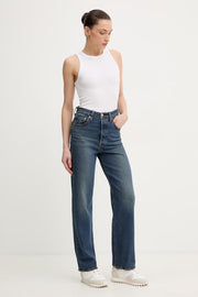 Jeans Ribcage Straight Ankle - Dark Indigo