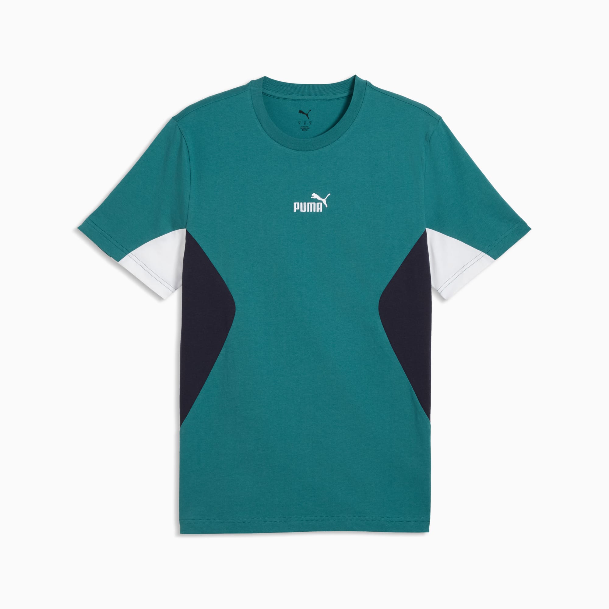 ESS Block Tee - Emerald Ice