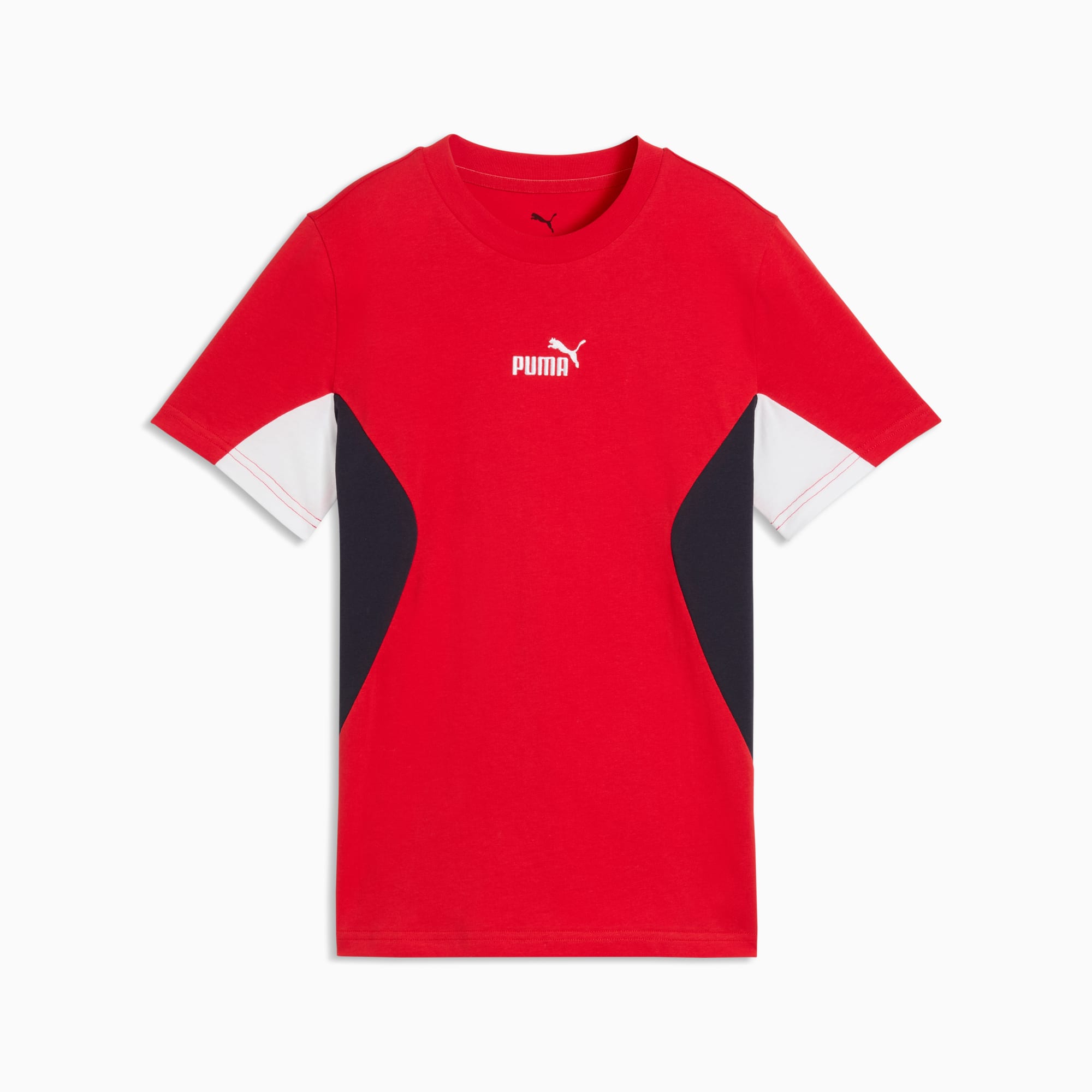 ESS Block Tee B - For All Time Red