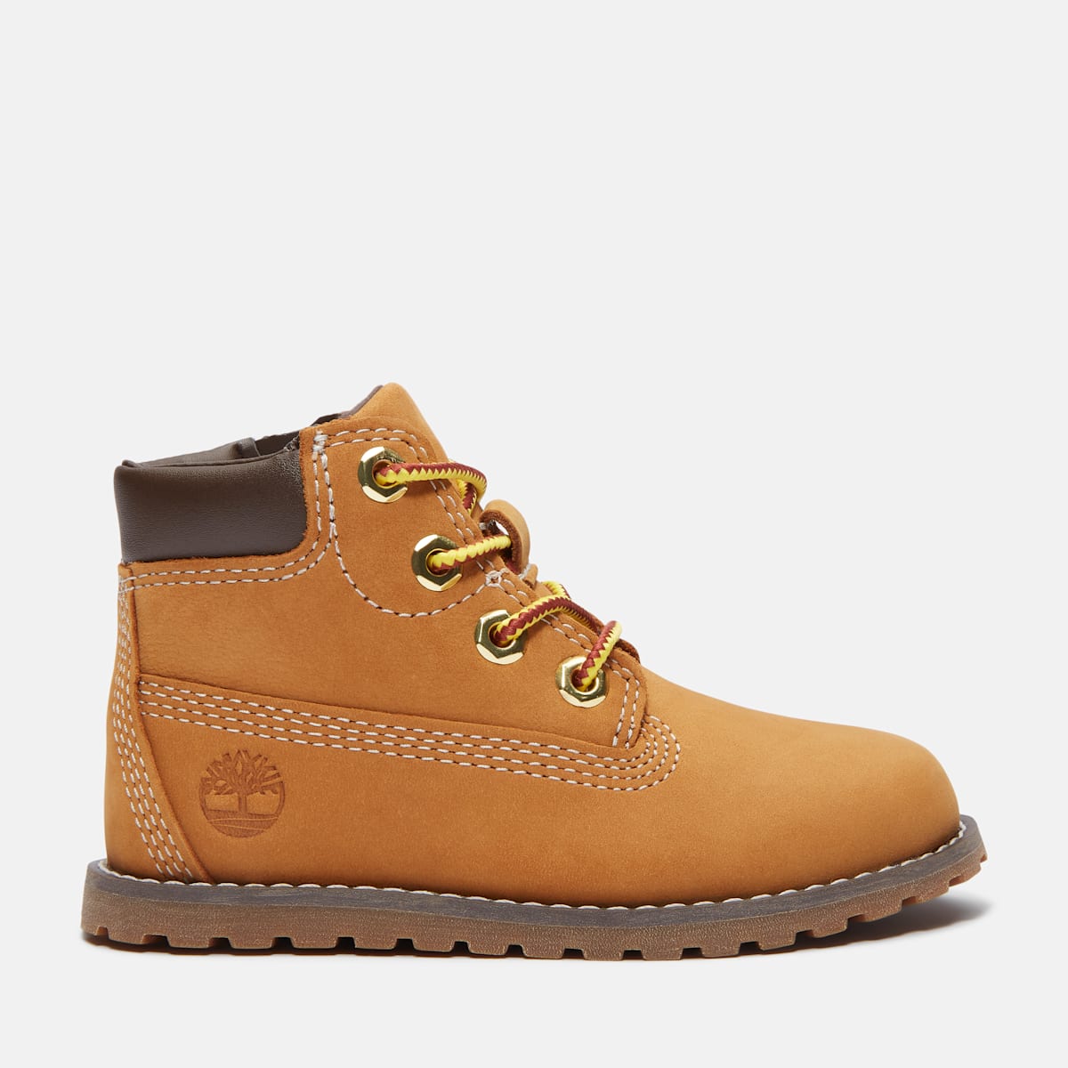 Scarponcino Pokey Pine 6 Inch con Zip Laterale - Wheat