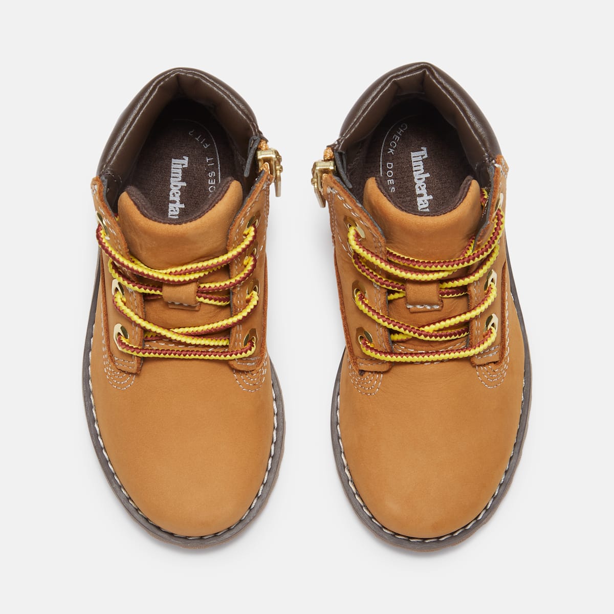 Scarponcino Pokey Pine 6 Inch con Zip Laterale - Wheat