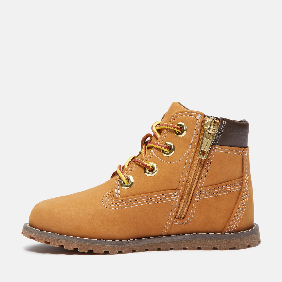 Scarponcino Pokey Pine 6 Inch con Zip Laterale - Wheat