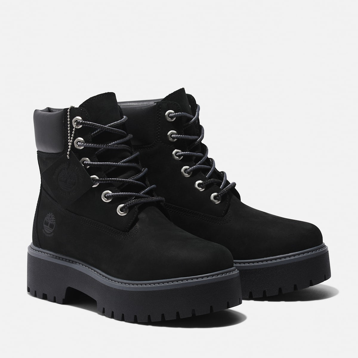 Scarponcino Stone Street 6 Inch Waterproof - Jet Black