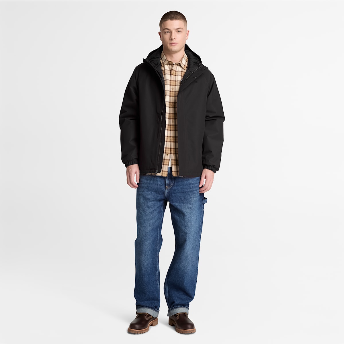 Giacca Impermeabile Imbottita - Black