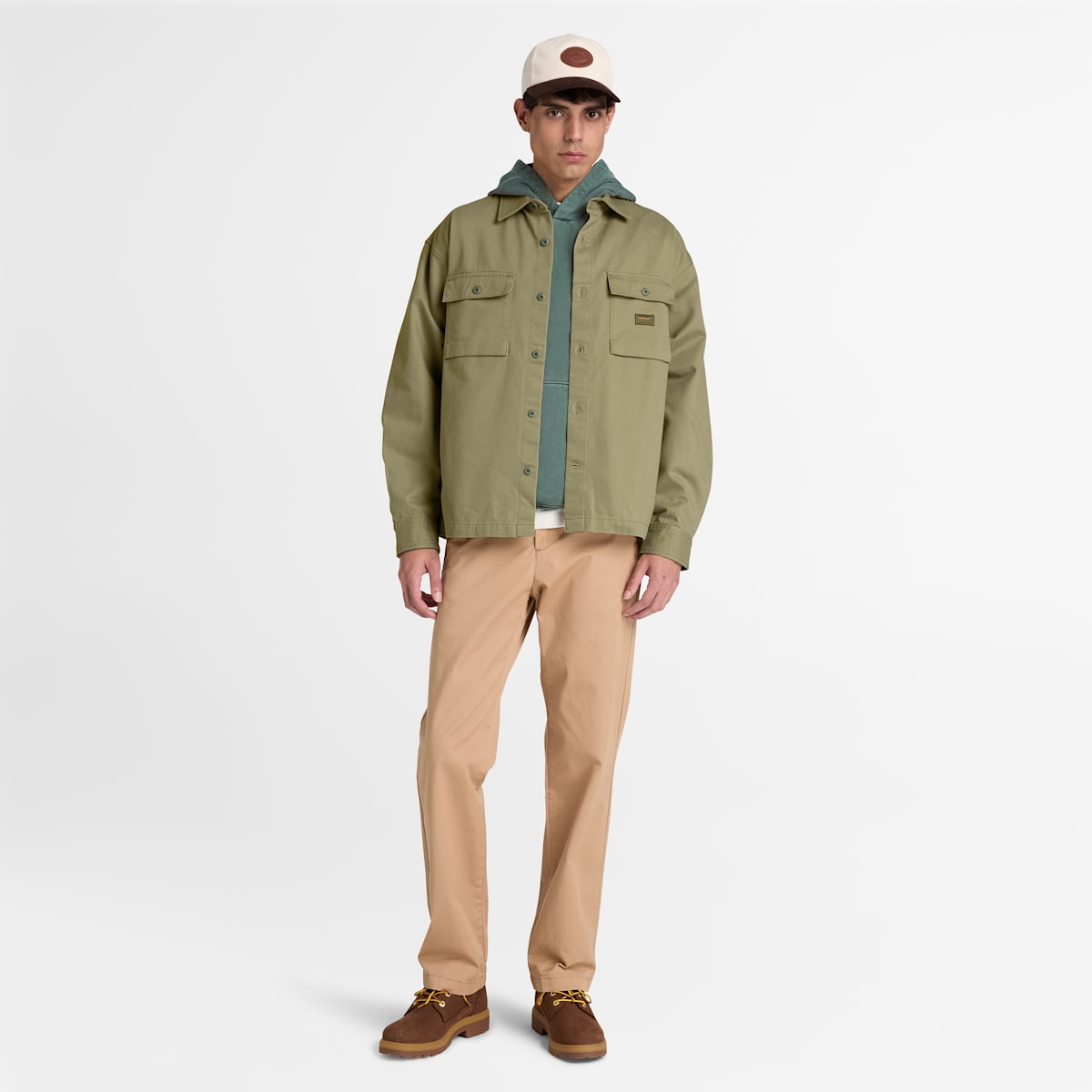 Camicia-Giacca Utility - Deep Lichen Green