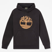 Felpa con Cappuccio Northwood Logo Albero - Black