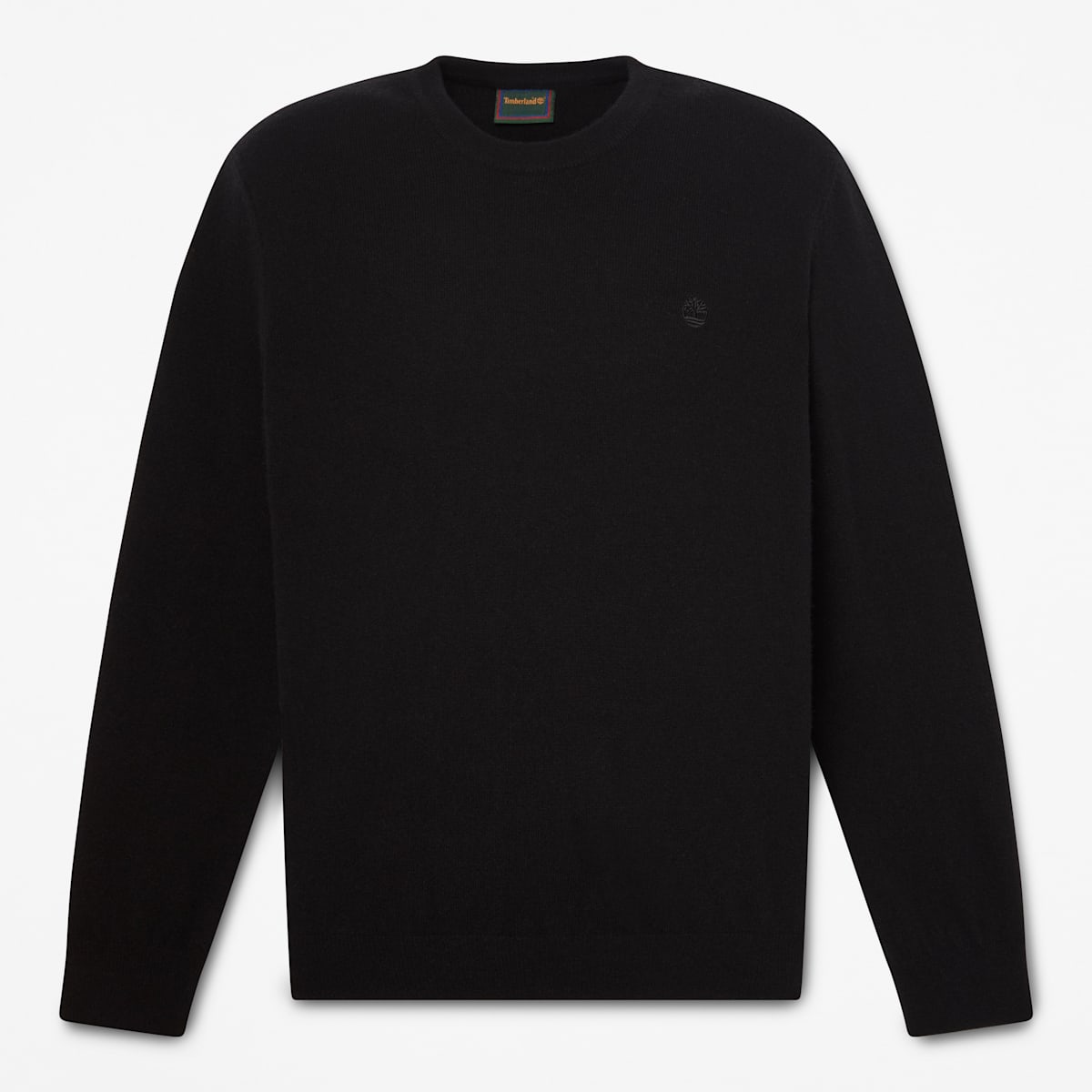 Maglione Girocollo in Lana - Black