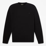 Maglione Girocollo in Lana - Black