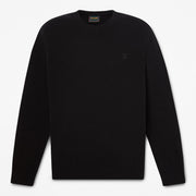 Maglione Girocollo in Lana - Black